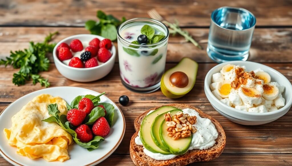 High-protein breakfast to lose belly fat